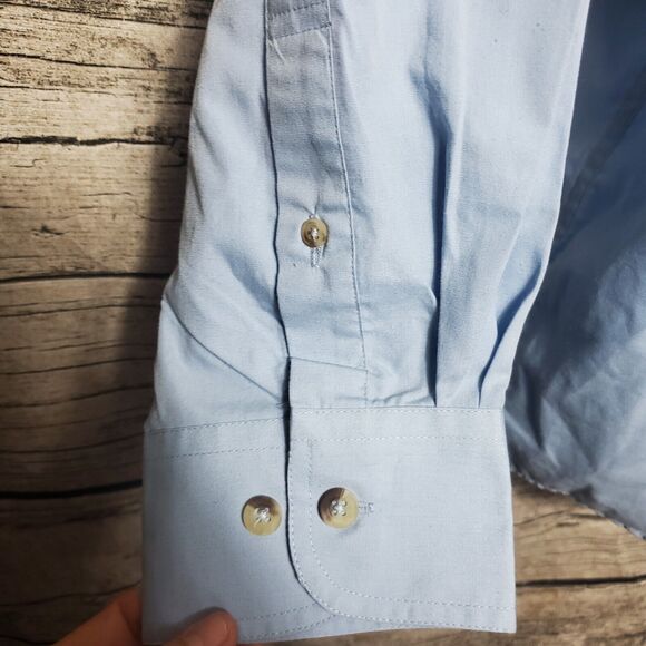 O'KEEFE'S REEF Tom Beyer Centro Costa Boss Club Light Blue Fishing Shirt Size XL - Picture 5 of 10